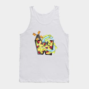 Watermelon dragon Tank Top